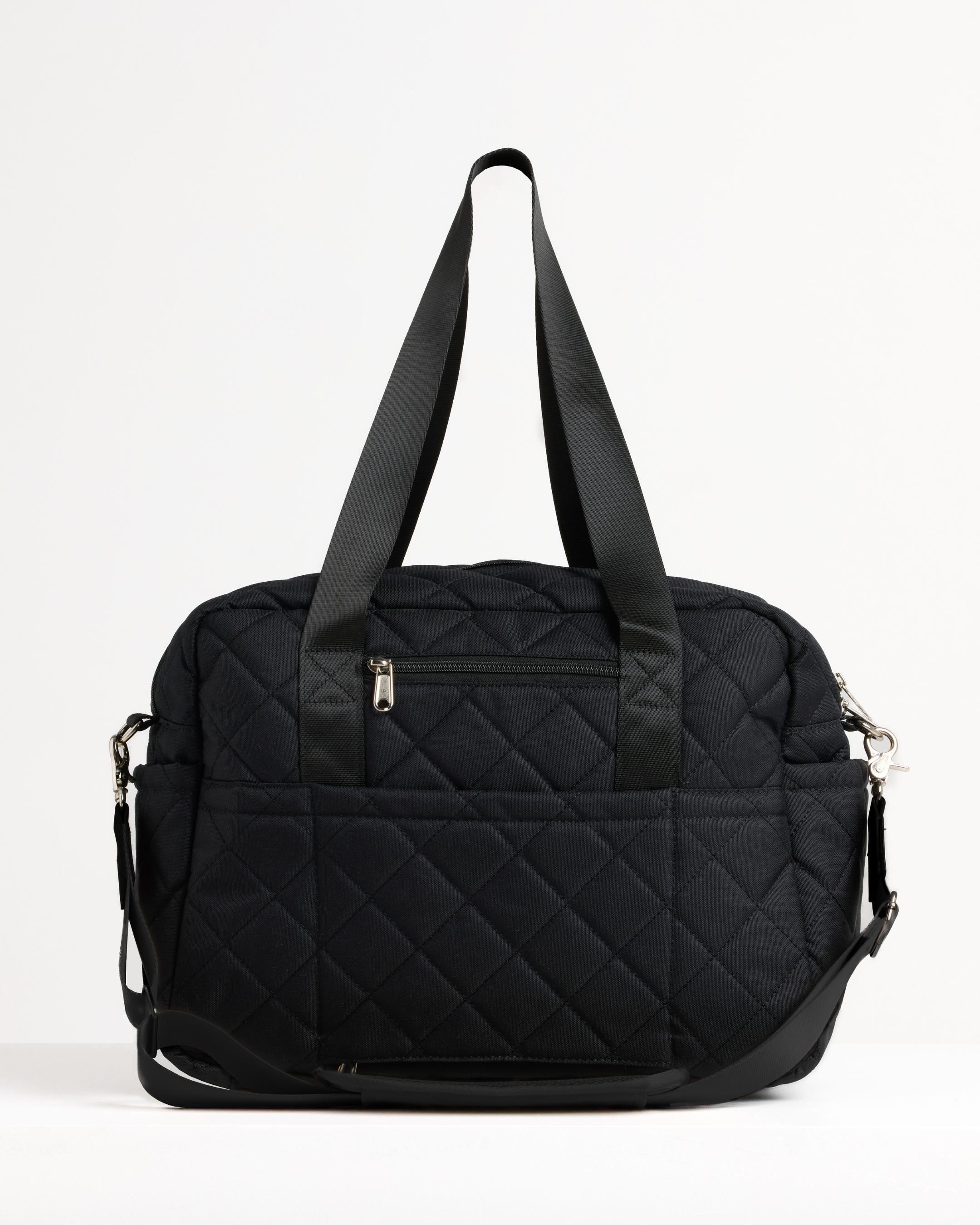 Spacious Black Nappy Bag