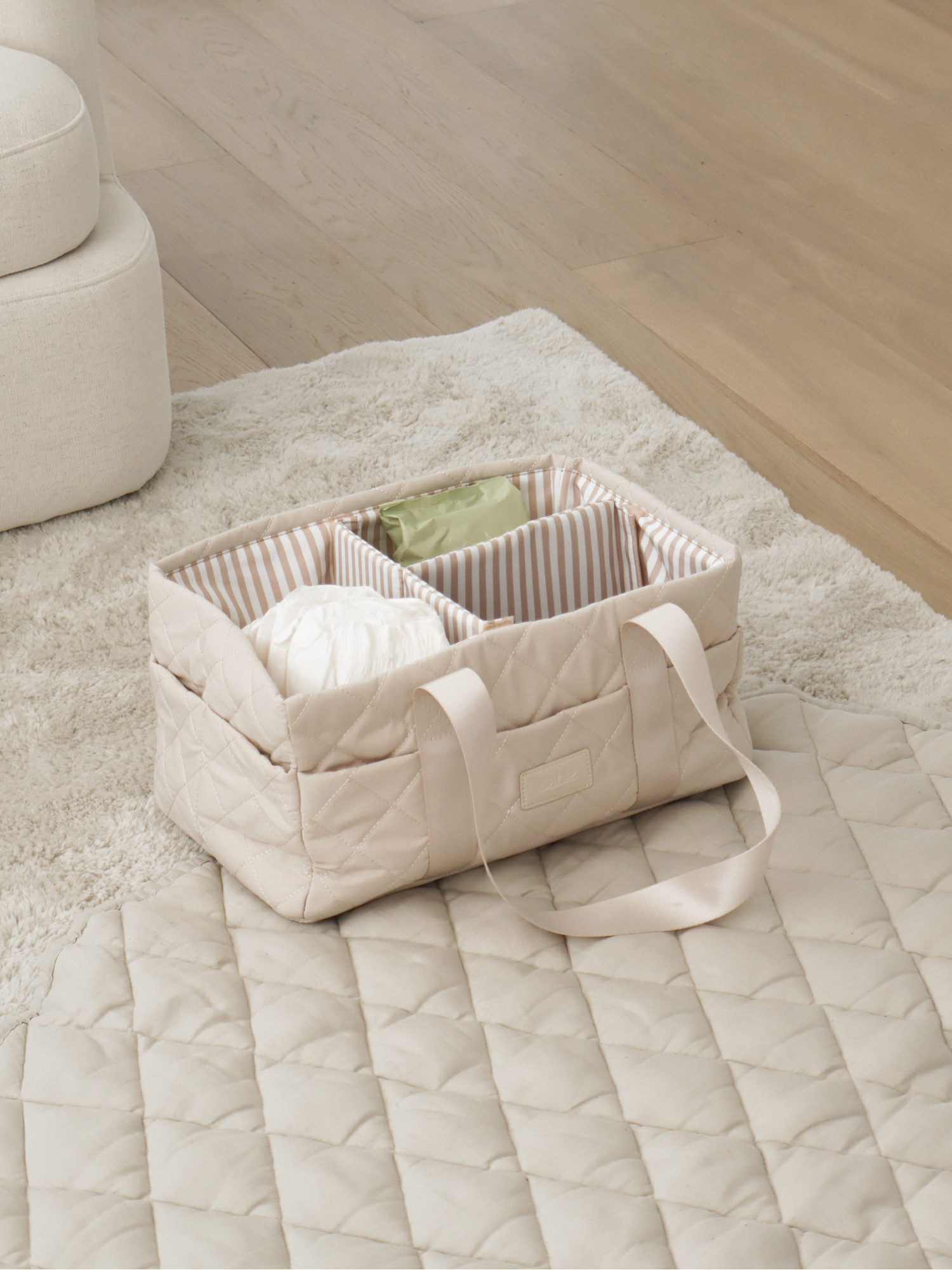 Complete nappy caddy bundle for new parents