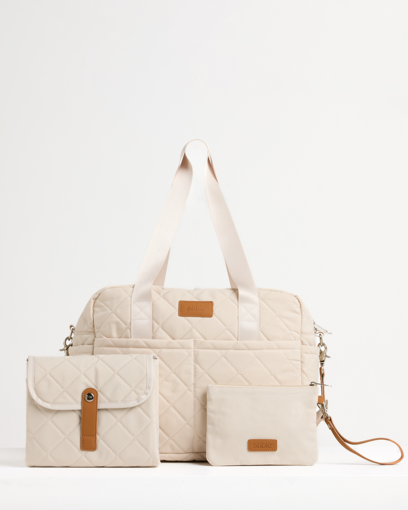 Light Beige Essential Nappy Bag