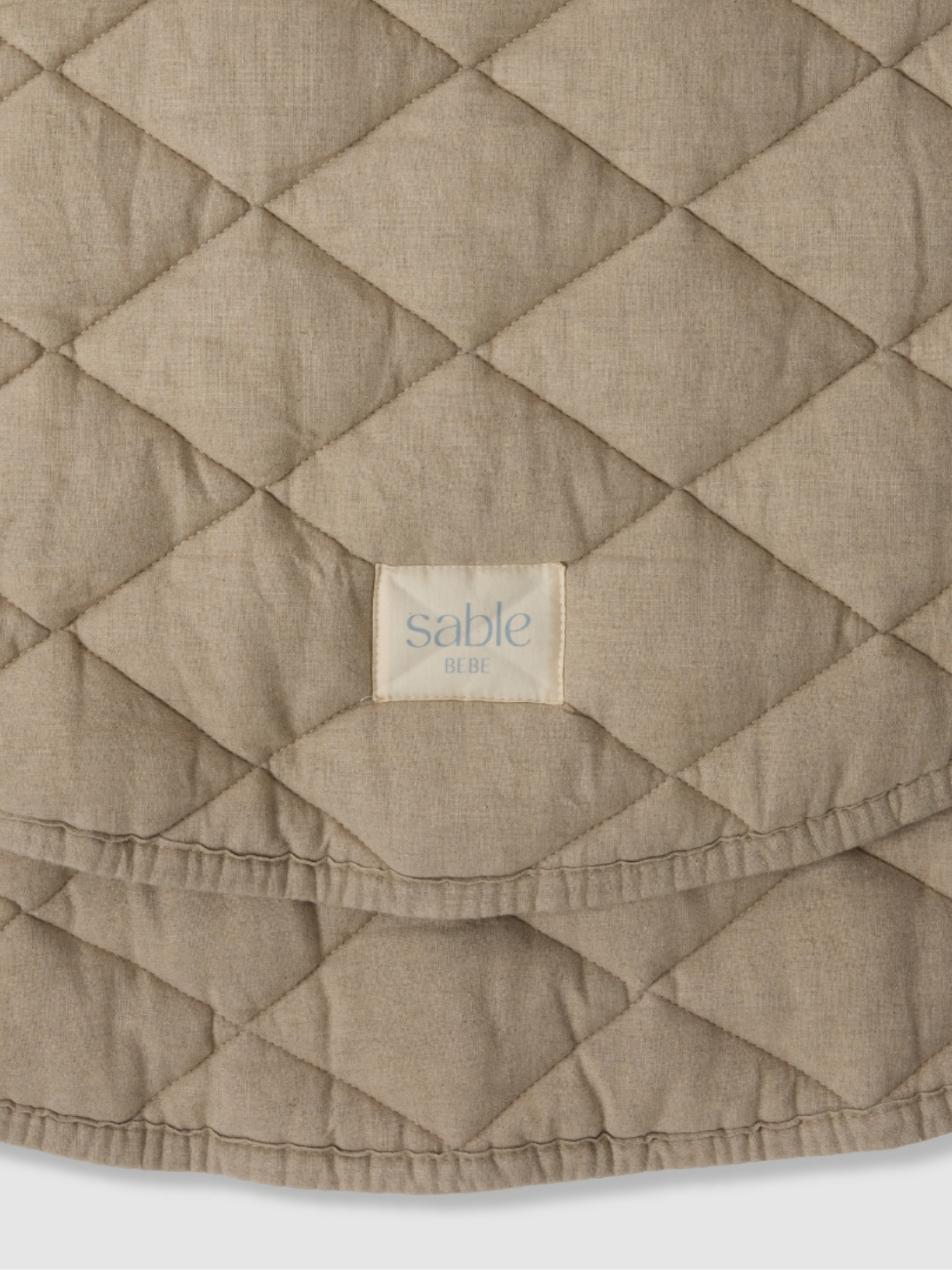 Linen Baby Playmat - Oatmeal (Samples & Seconds)