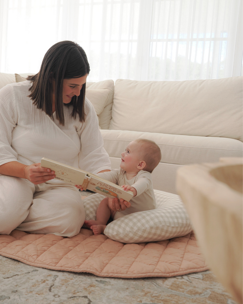 Quilted playmat for babies and toddlers
