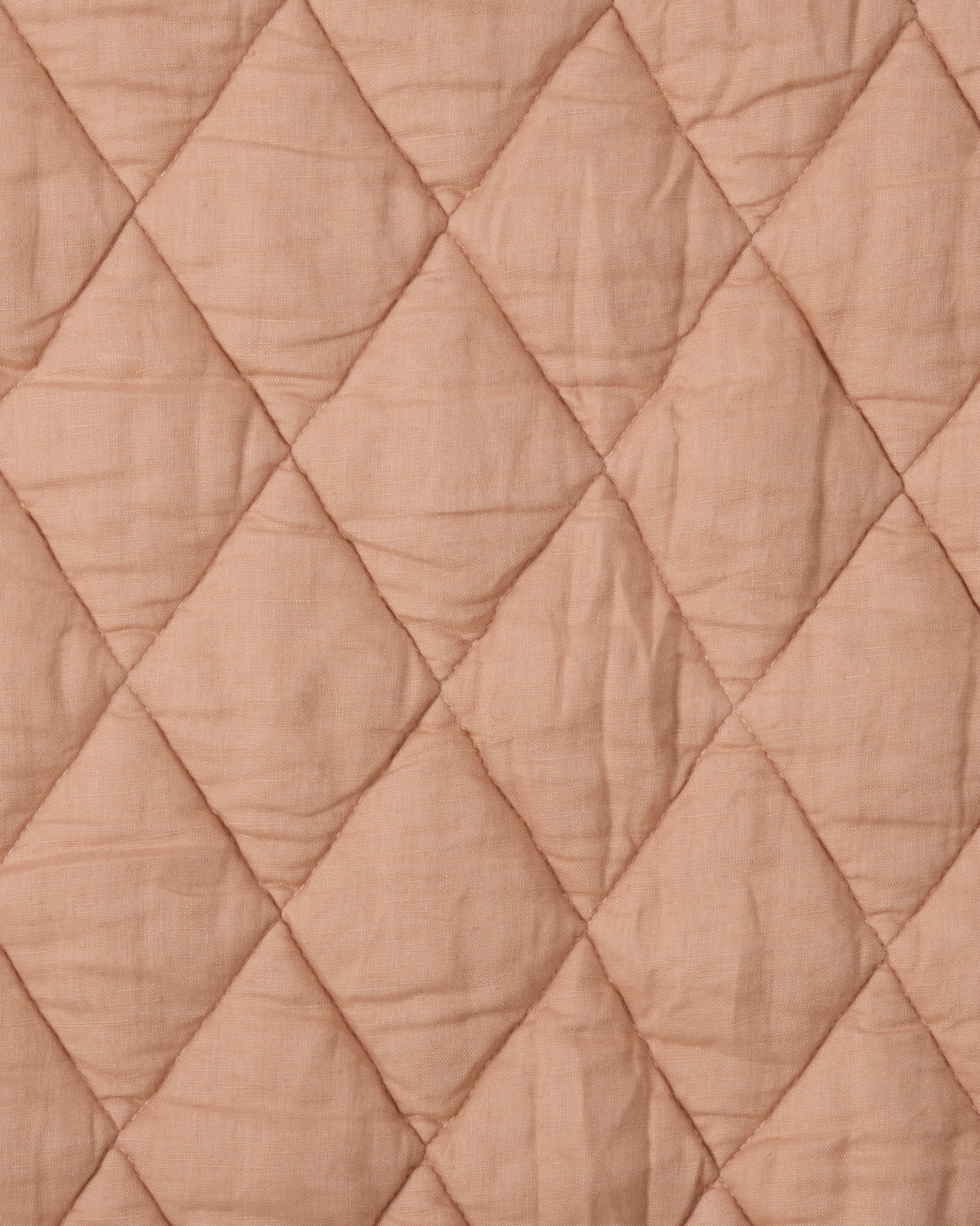 Quilted Linen Playmat in Pink