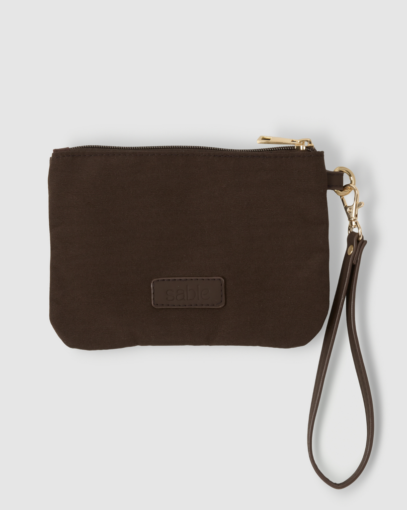 Chocolate nappy pouch
