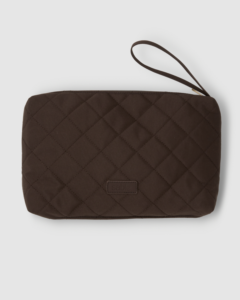 Chocolate waterproof wet bag for baby nappies