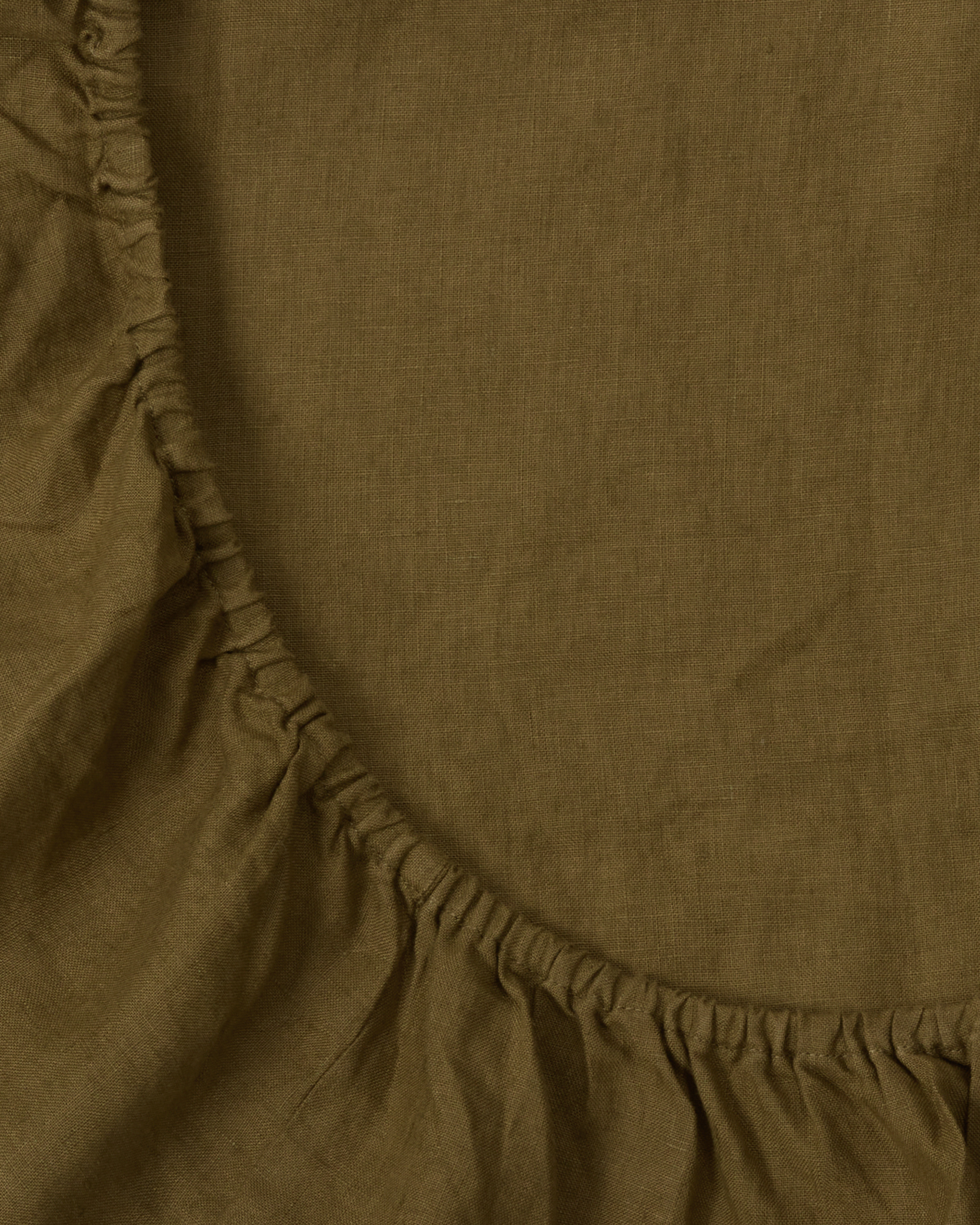 Pure linen sheet designed to fit standard bassinets