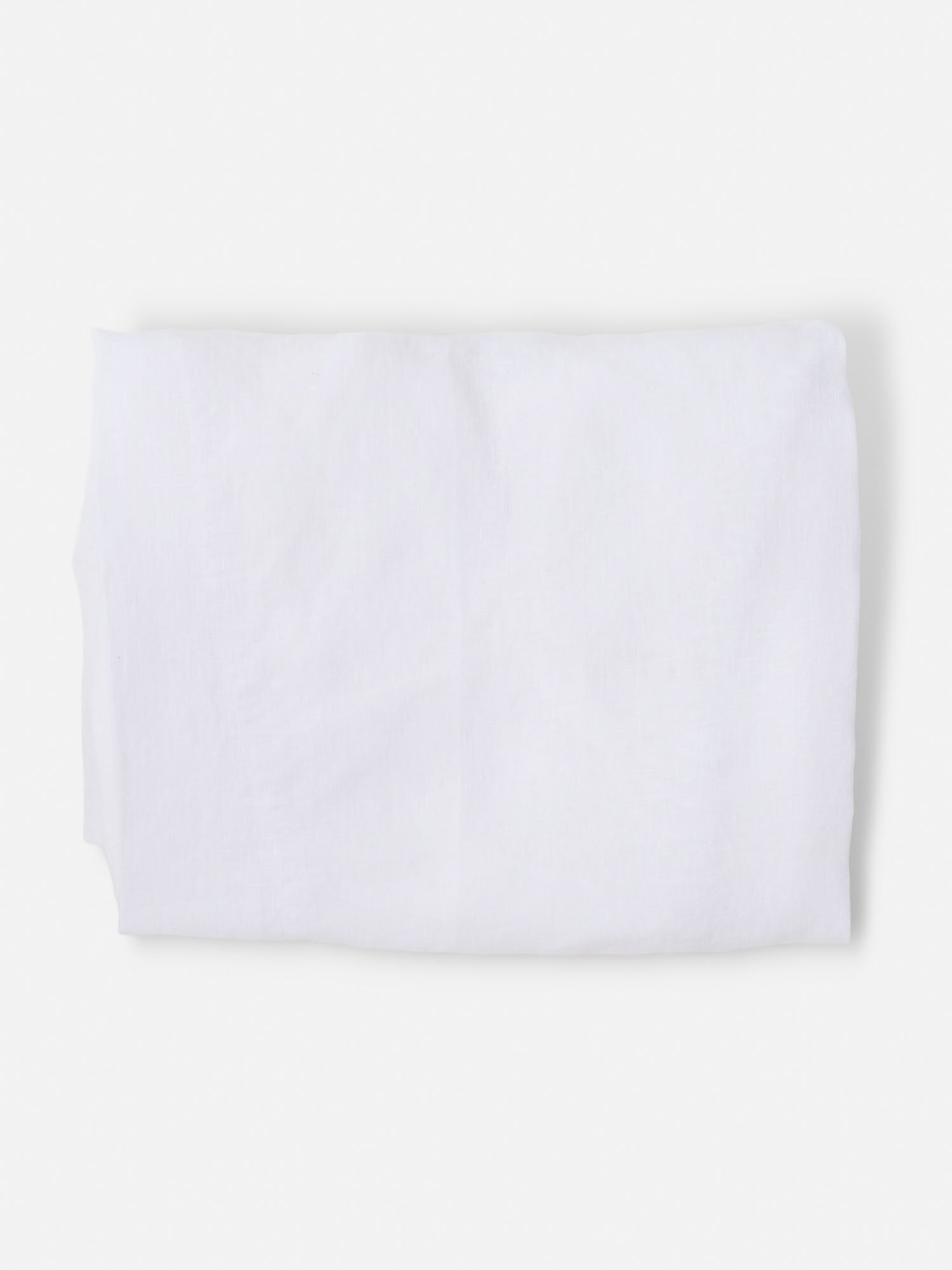 White Linen Baby Lounger Cover