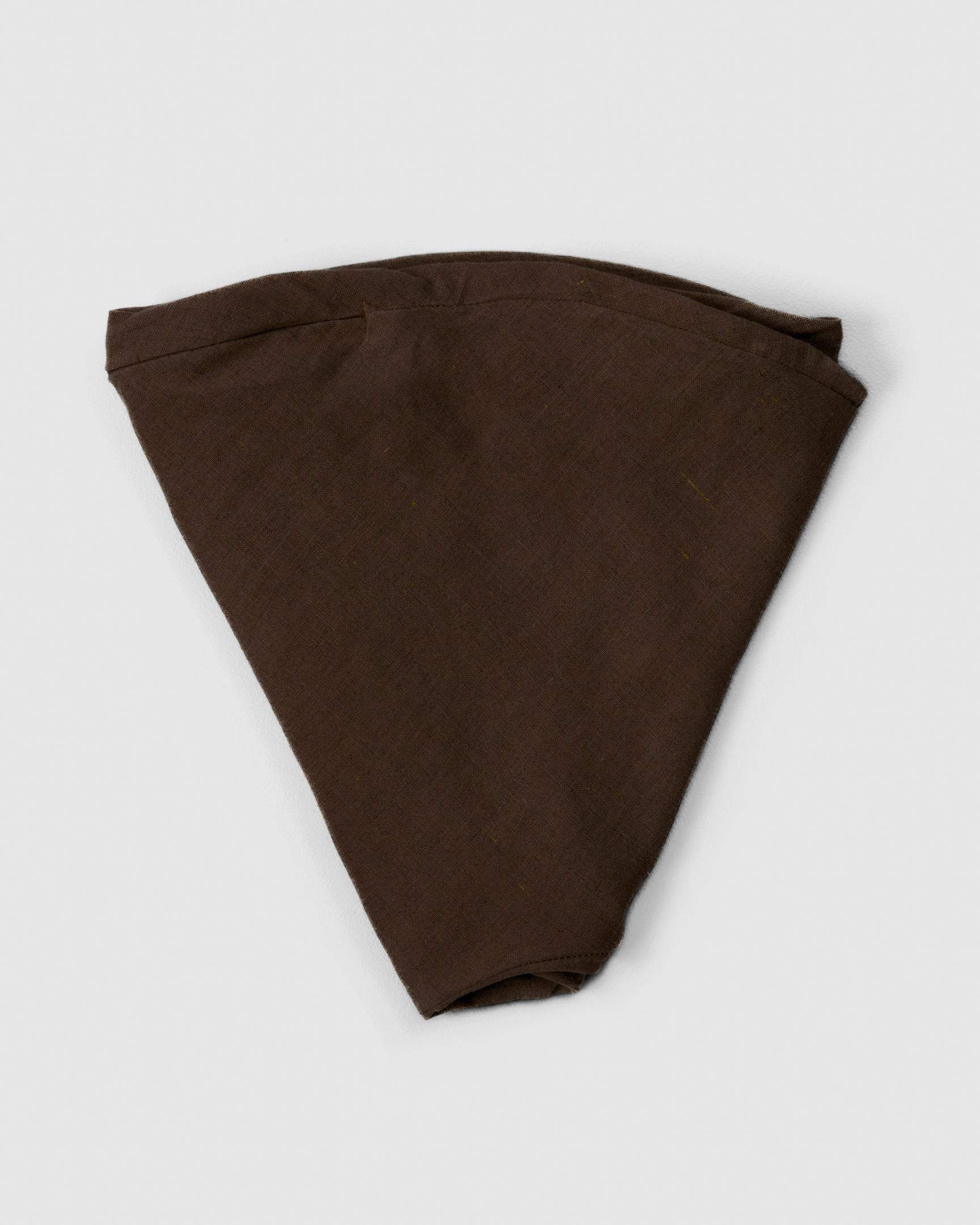 Linen Nursing Pillow - Chocolate