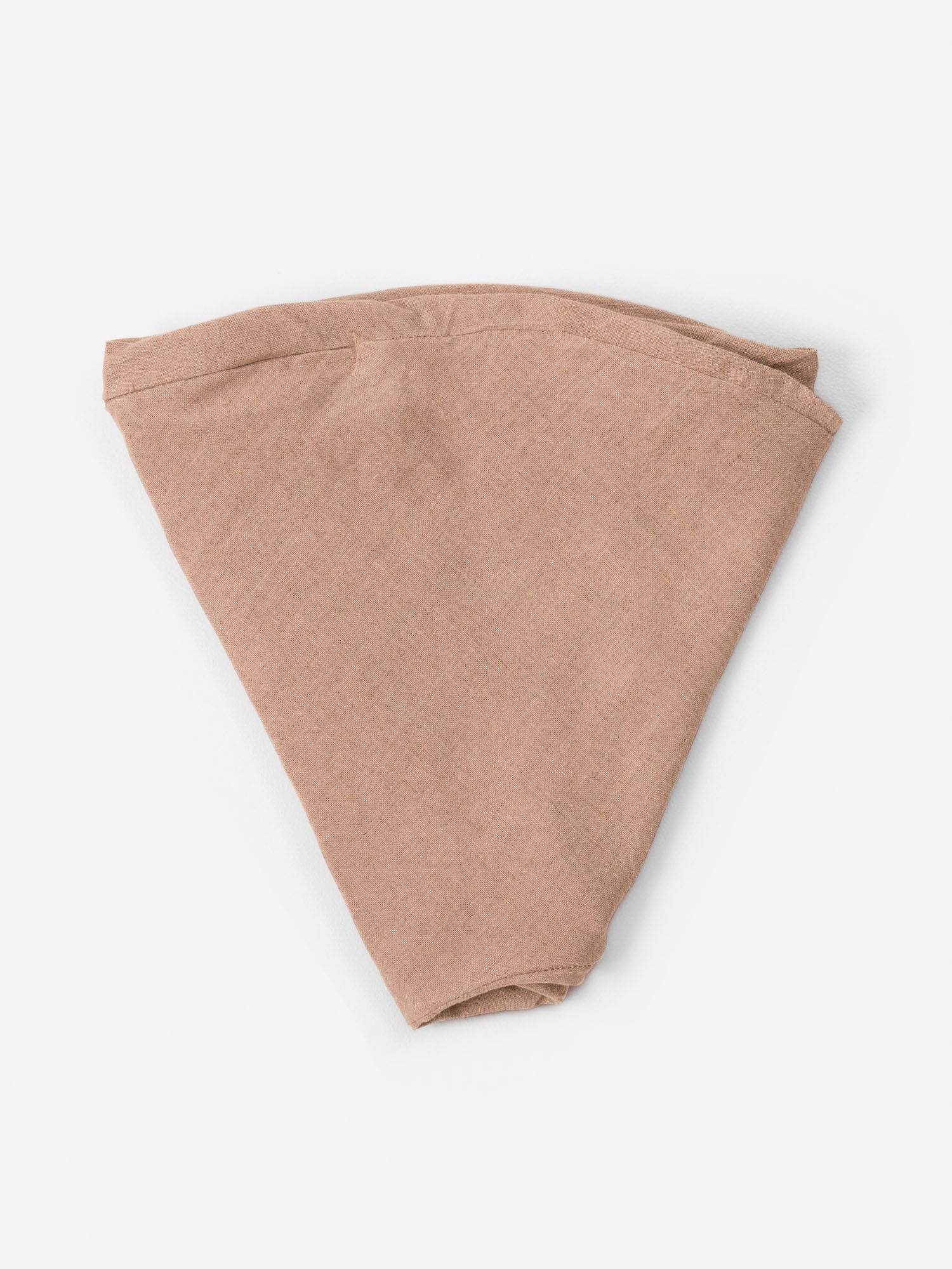 Linen Nursing Pillow Cover - Chestnut