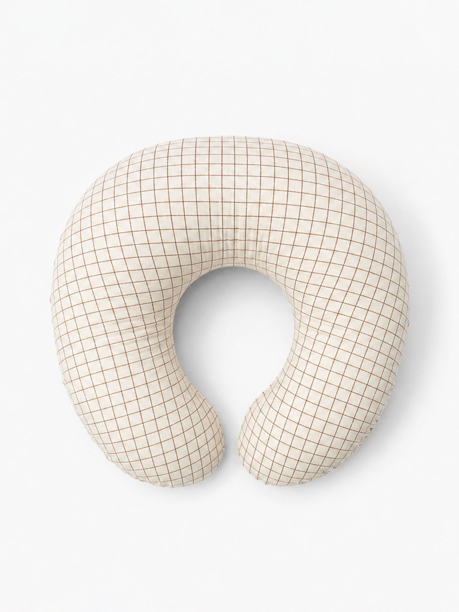 Nursing Pillow - Cinnamon Check