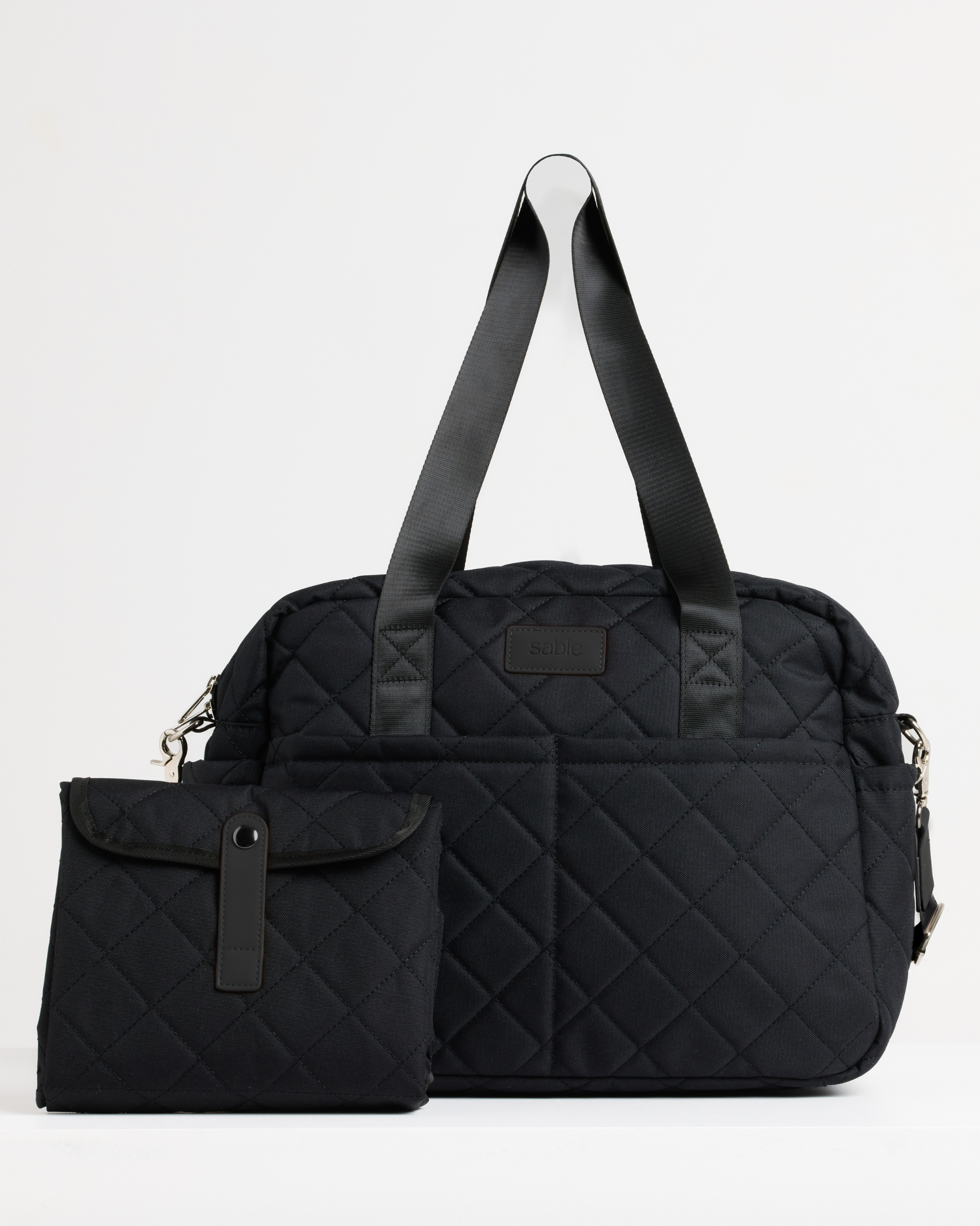 Essential Black Nappy Bag for Parents