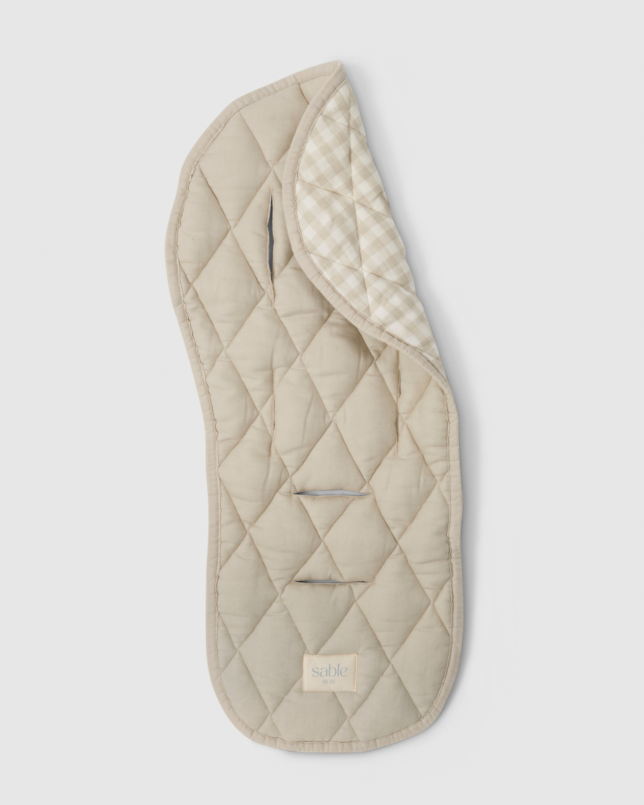 Linen stroller liner for newborns and toddlers