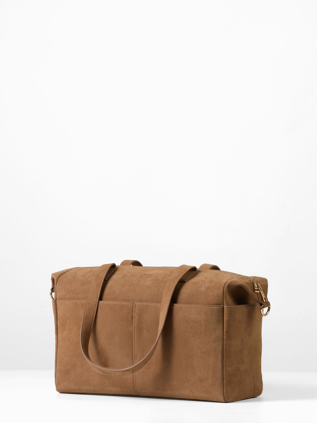 Nappy Bag - Brown Suede