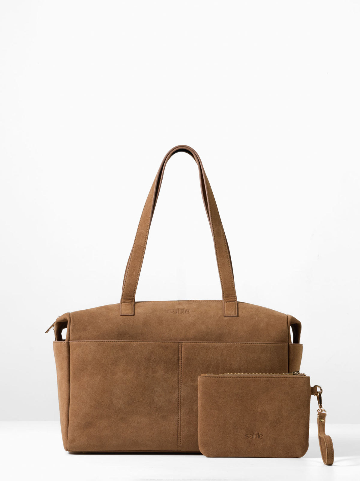 Signature Nappy Bag Bundle - Brown Suede