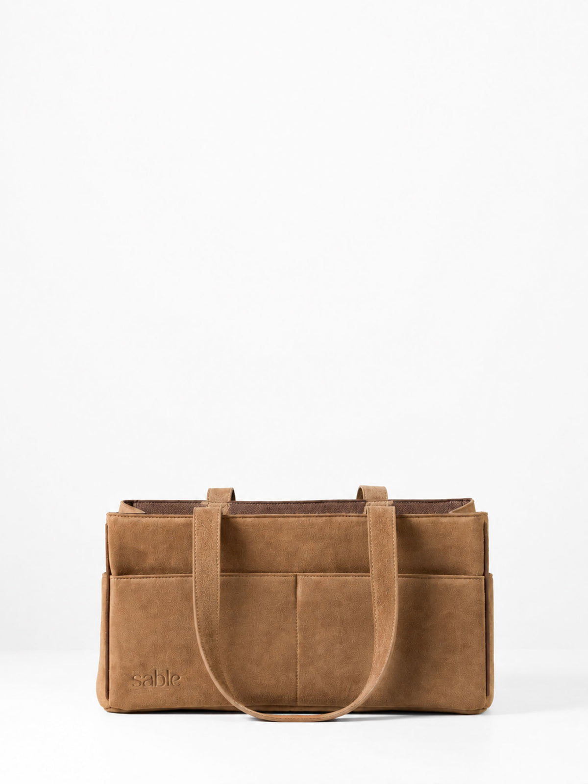 Nappy Caddy - Brown Suede