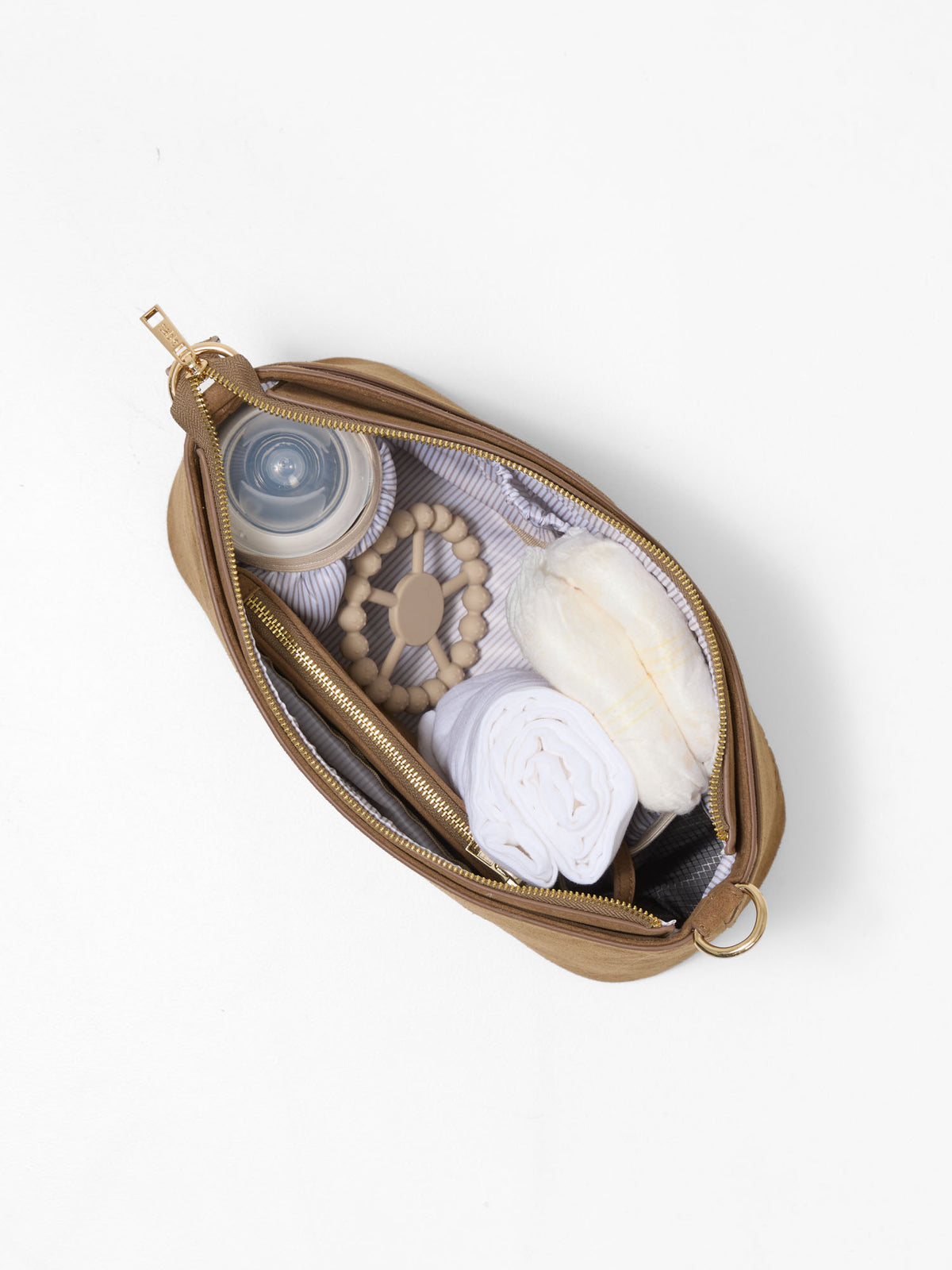 Everyday Pram Caddy Bundle - Brown Suede