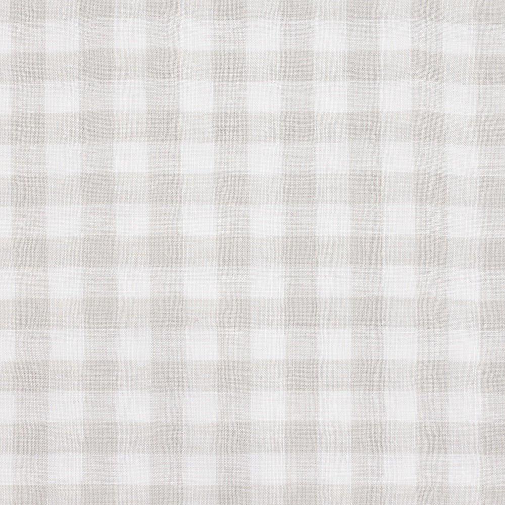Linen Social Baby Lounger | Dove Grey Gingham