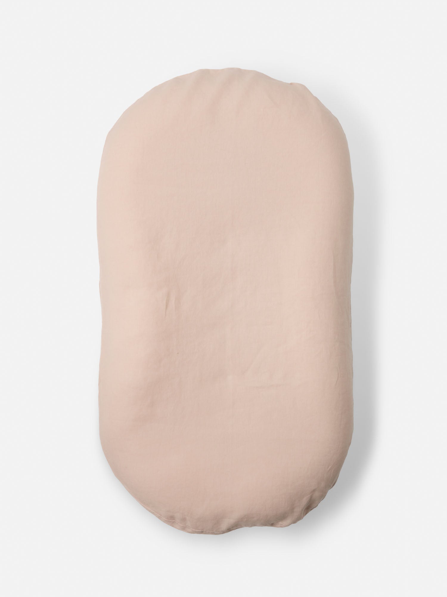 Linen Social Baby Lounger | Blush linen baby lounger for supervised awake time and premium nursery styling baby shower gift idea