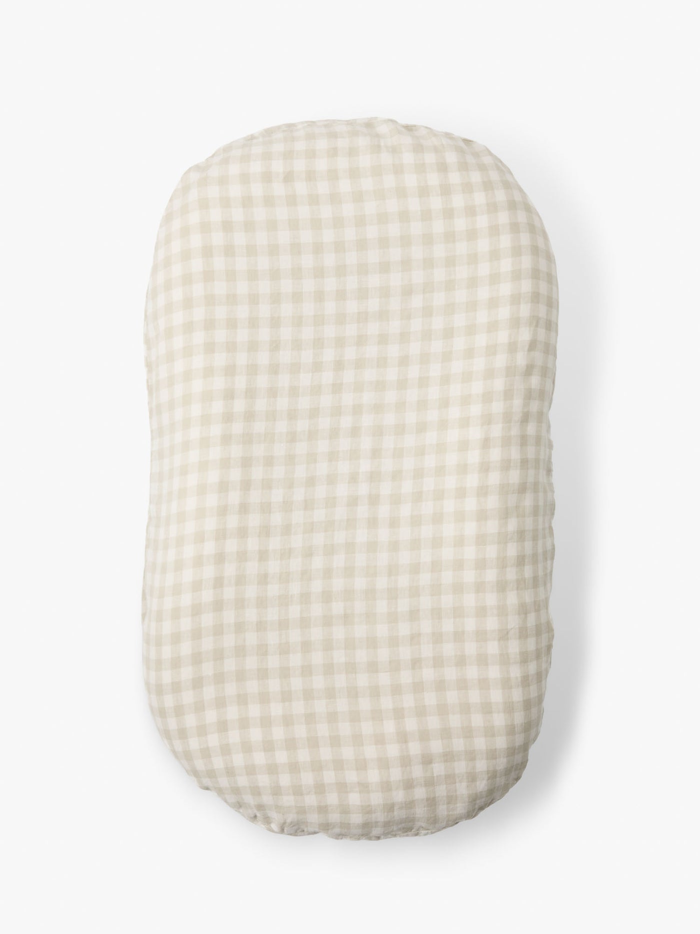 Baby Lounger - Dove Grey Gingham