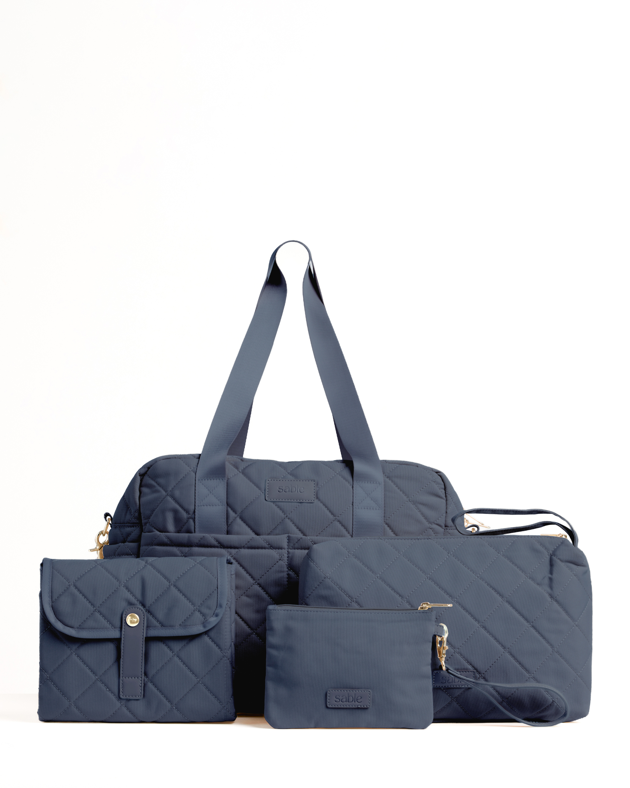 Ultimate Nappy Bag Bundle - Dusty Blue