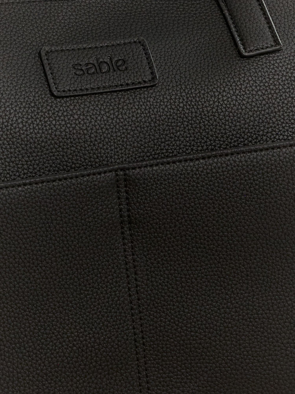 On the Go Nappy Bag Bundle - Black Vegan Leather