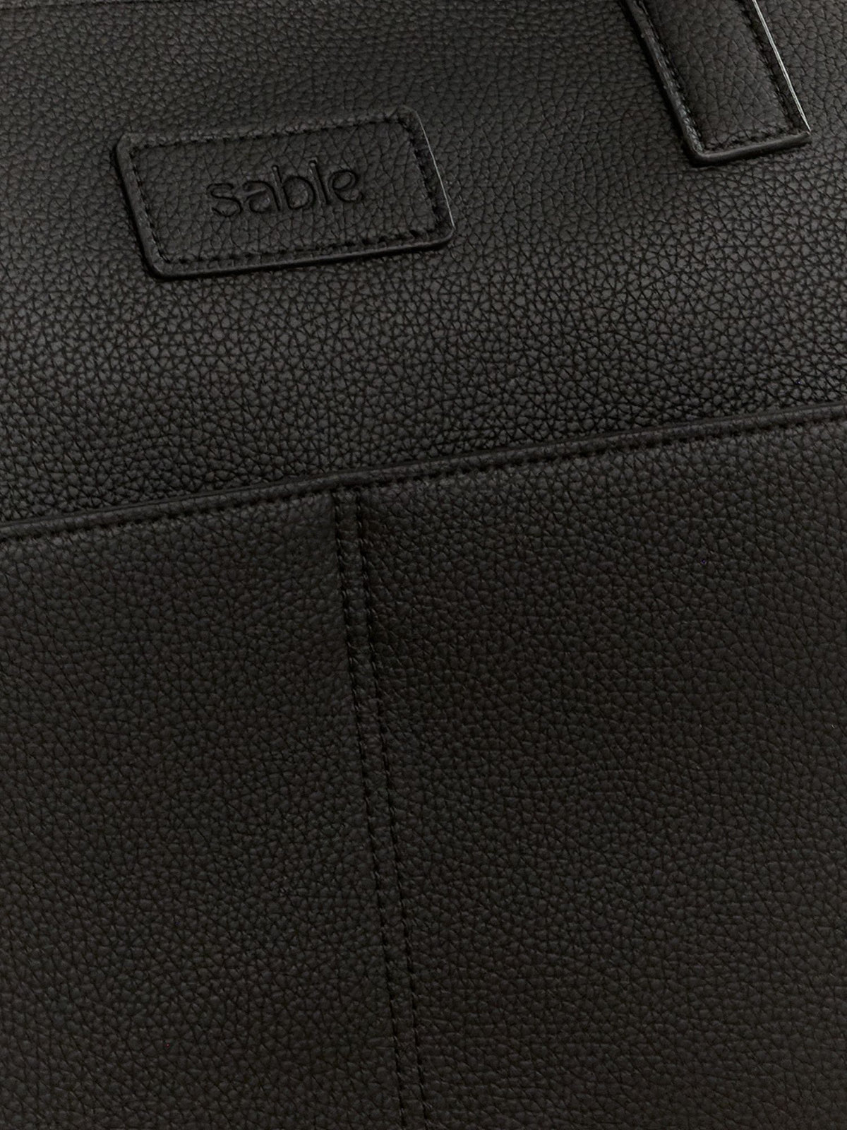 Essentials Nappy Bag Bundle - Black Vegan Leather