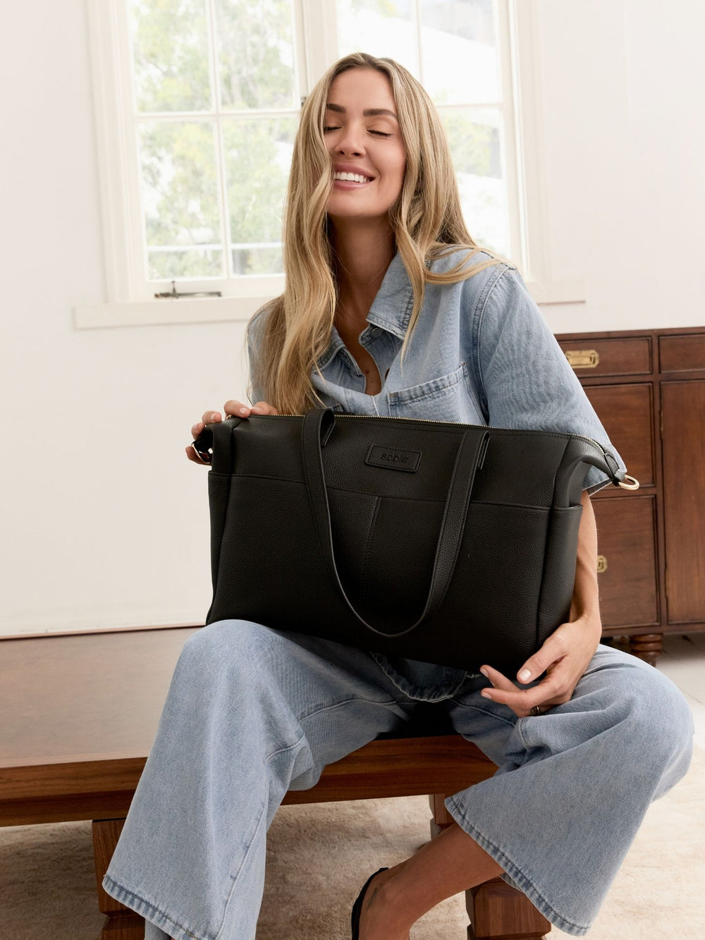 Ultimate Nappy Bag Bundle - Black Vegan Leather