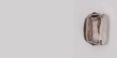 Packing video of our vegan leather pram caddy. Packing all the daily essentials for newborns and babies - Sable Bebe