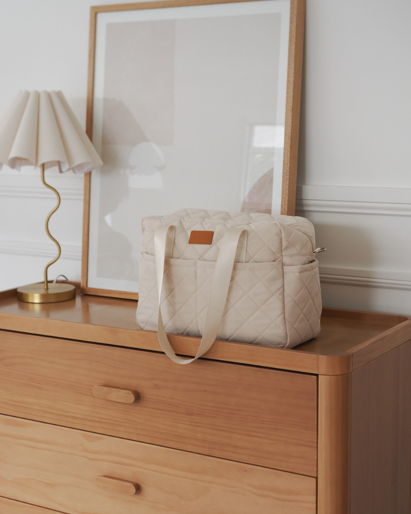 Beige Nappy Bag