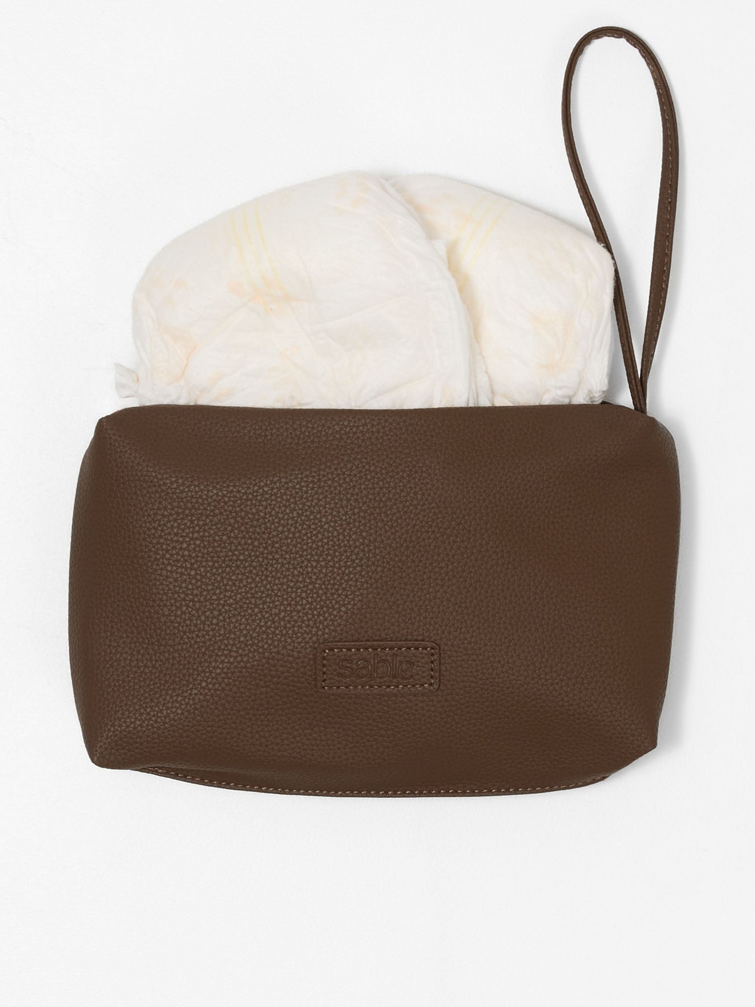 Small Wet Bag - Chocolate Vegan Leather