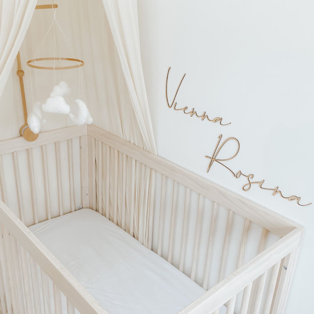 White Linen Cot Sheet